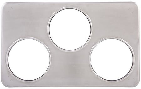 Winco Adaptor Plate with Three 6-3/8-Inch Holes