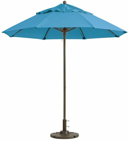 Grosfillex 98319431, 7 1/2' Windmaster Round Umbrella w/ Aluminum Pole ...